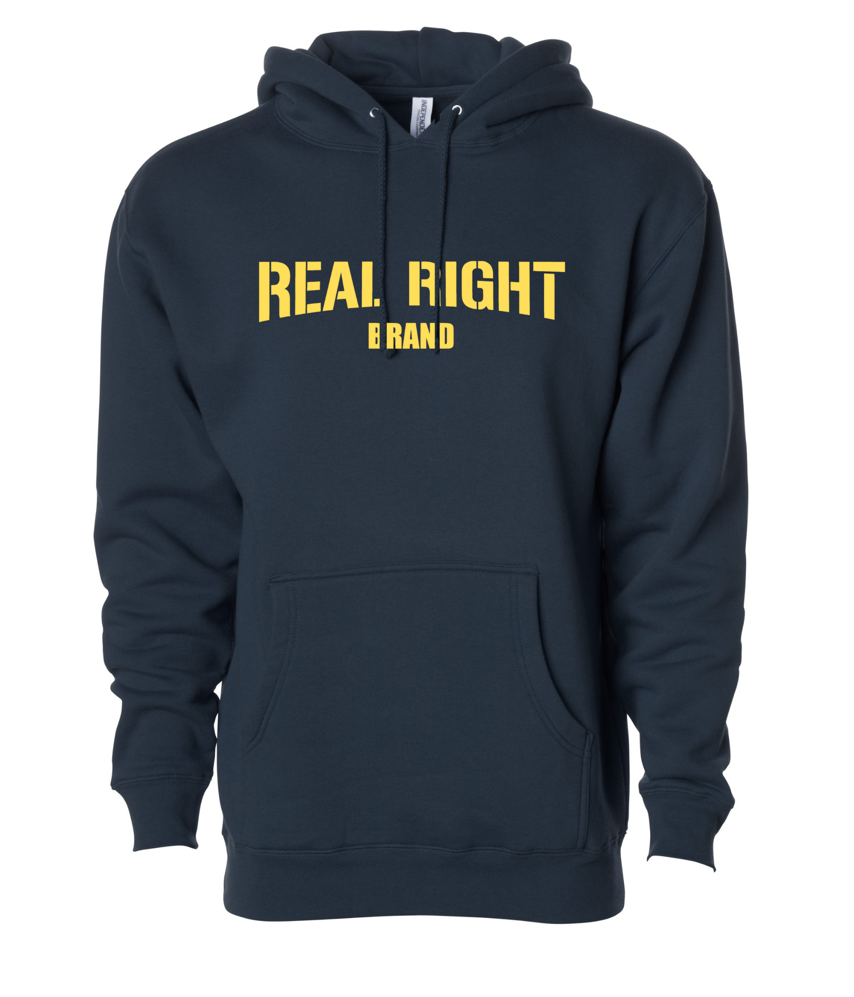 Navy Blue & Yellow Signature Hoody