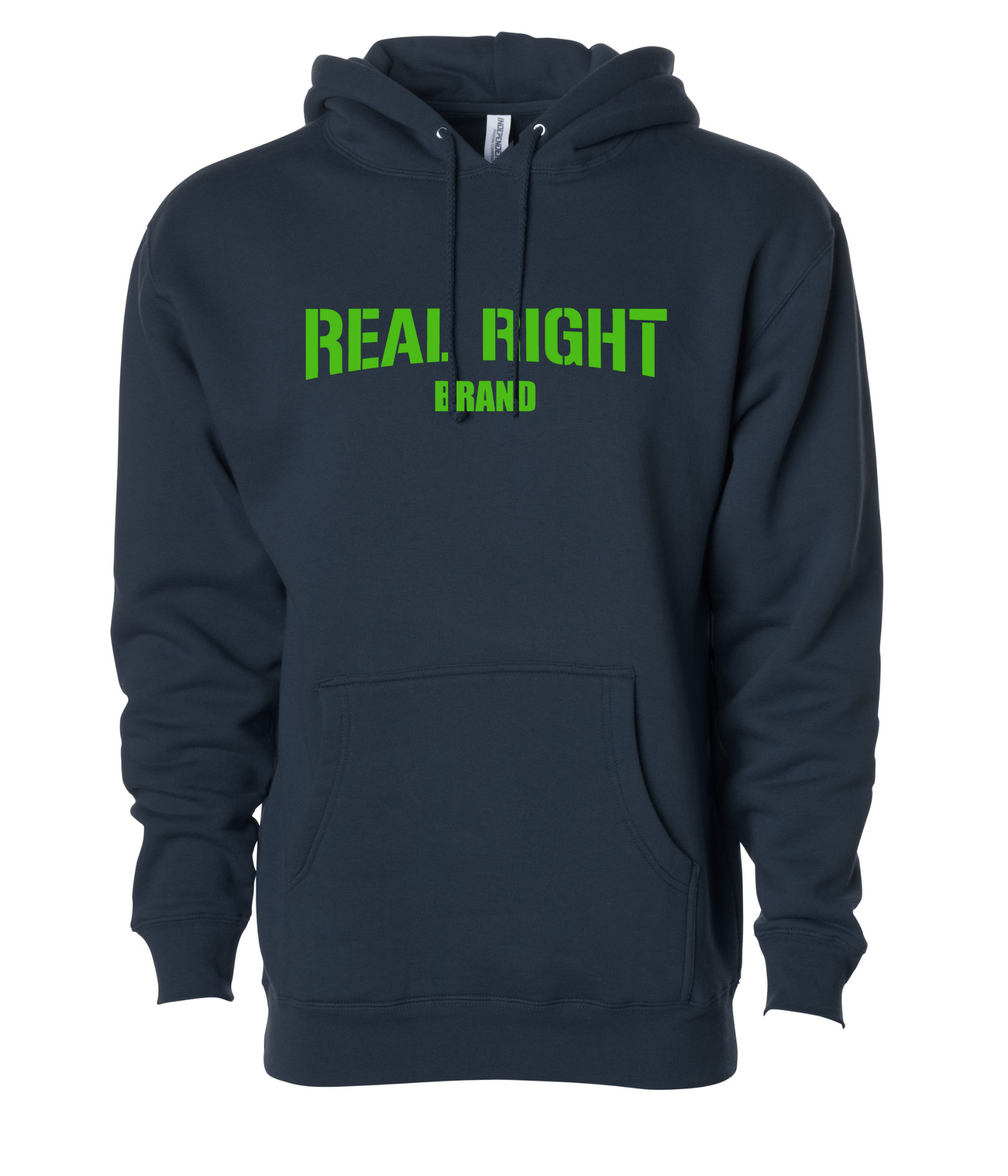 Navy Blue & Green Signature Hoody