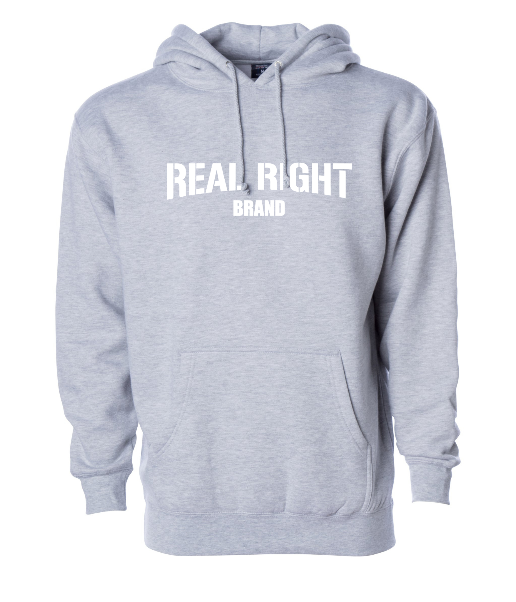 Grey & White Signature Hoody