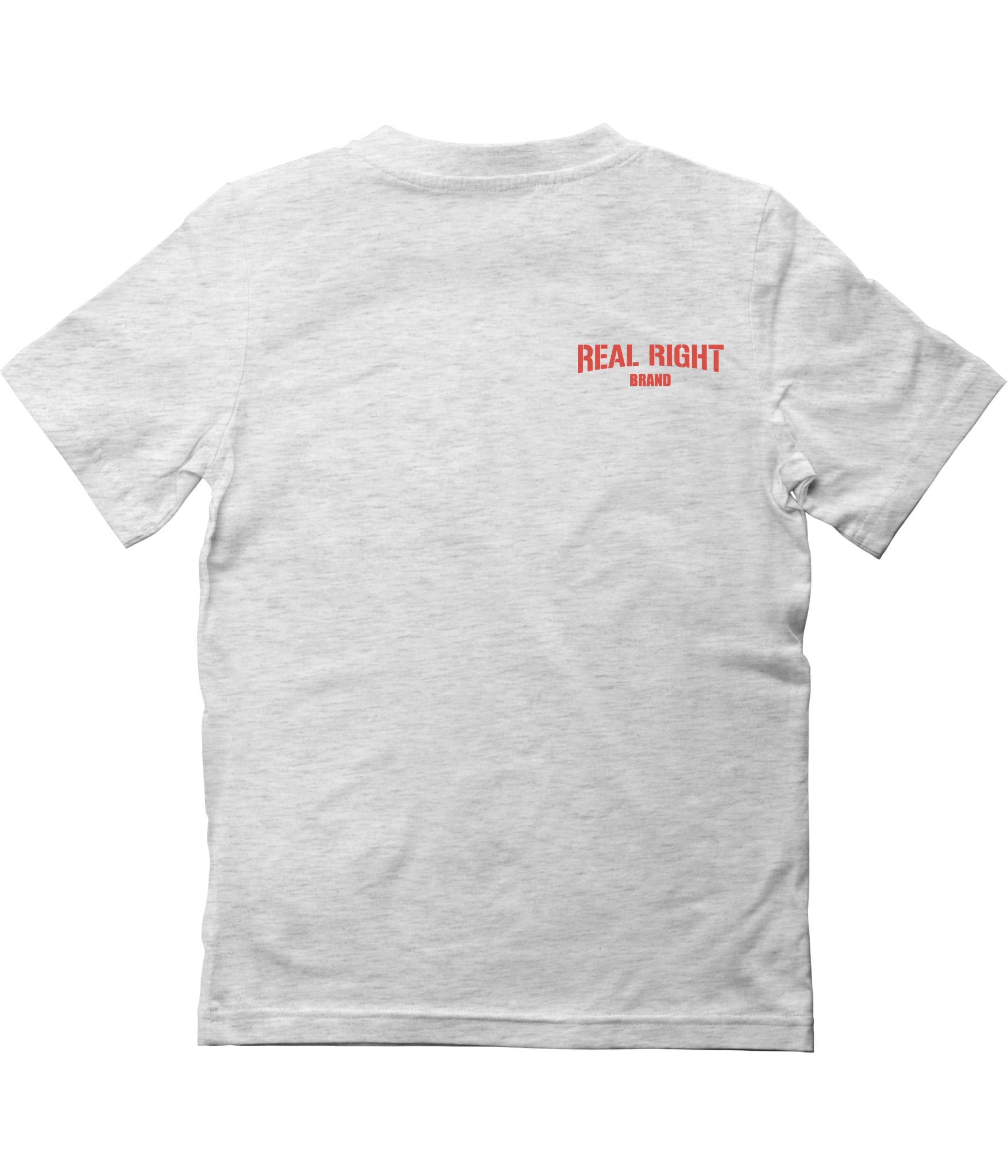 White & Red Signature Tee ( Left Chest )