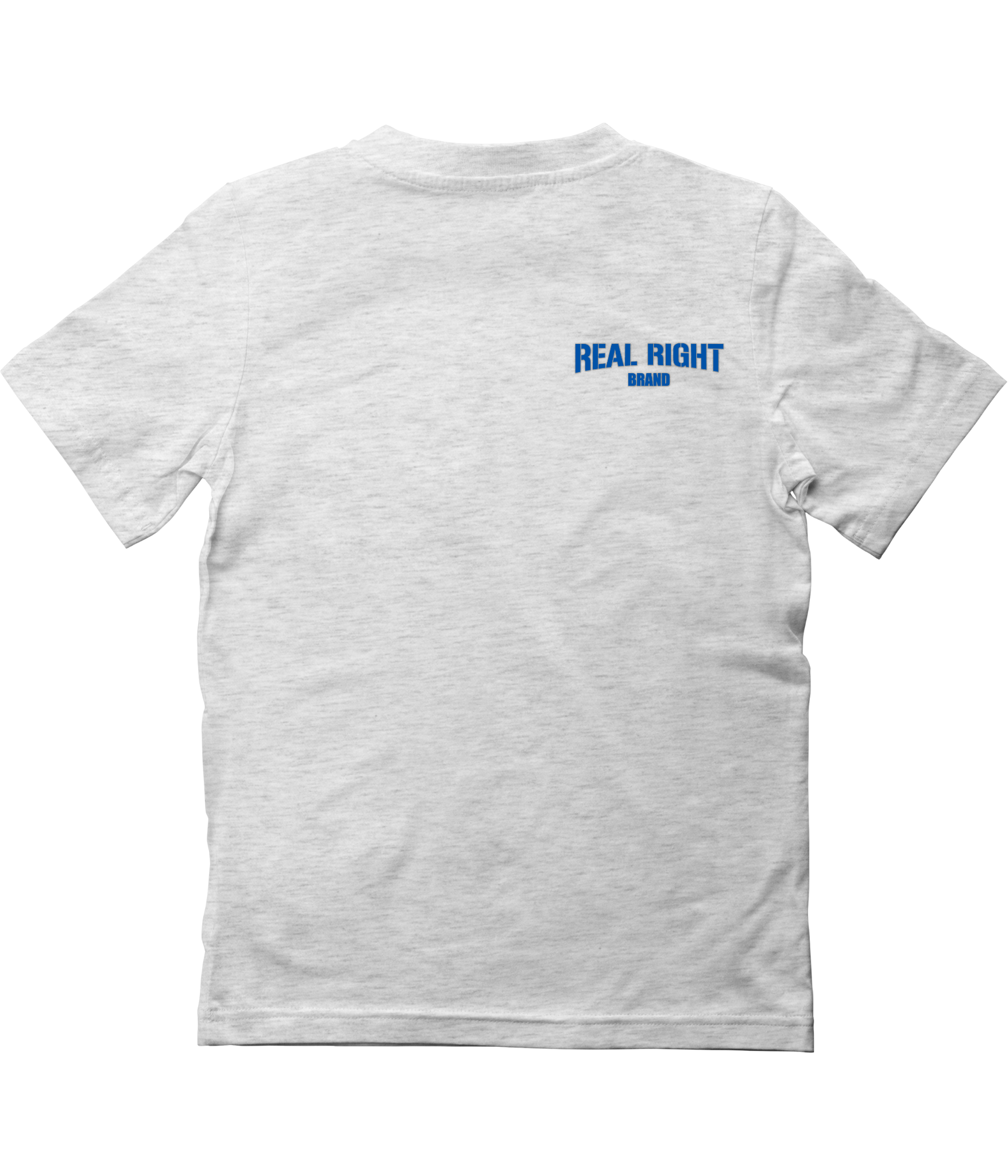 White & Blue Signature Tee ( Left Chest )