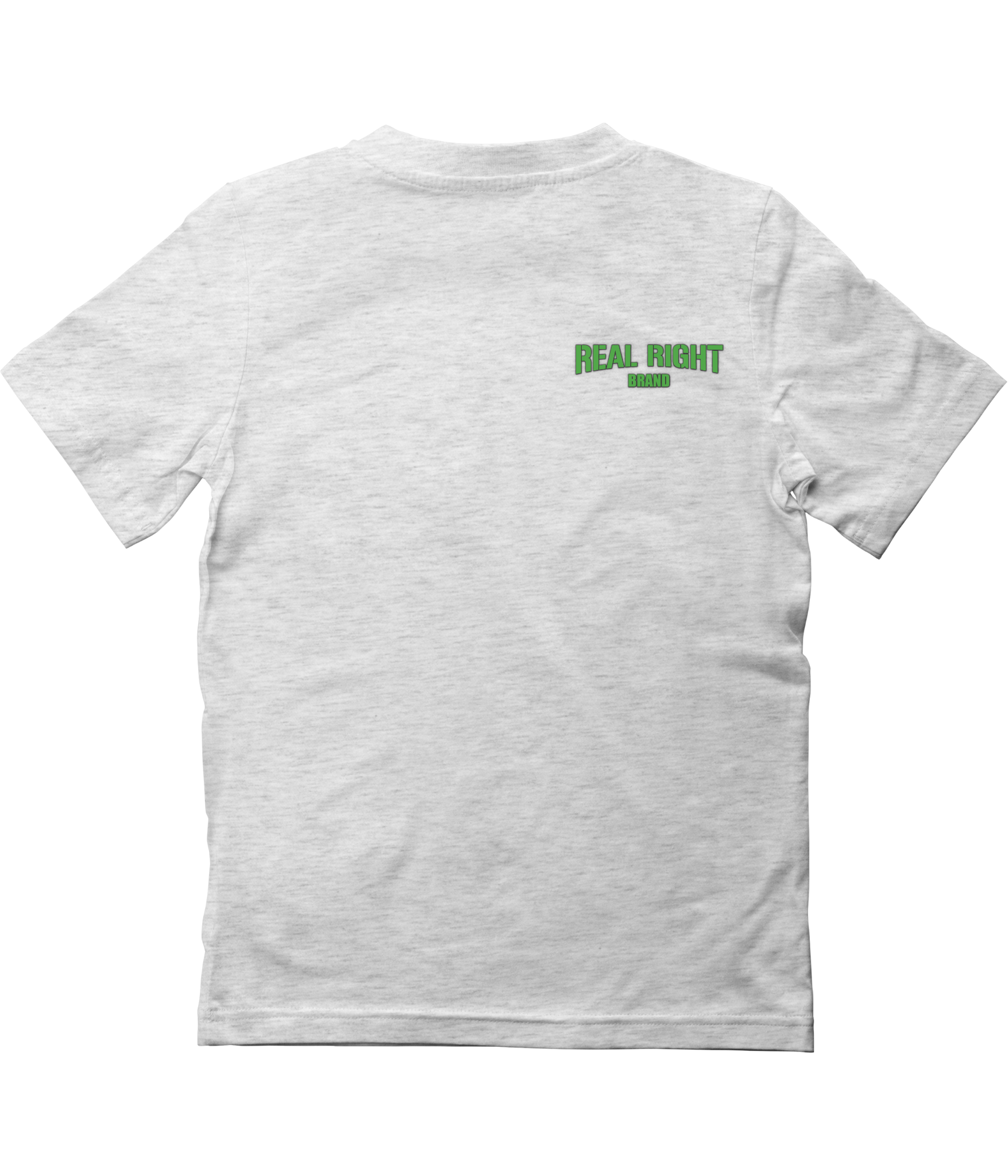 White & Green Signature Tee ( Left Chest )