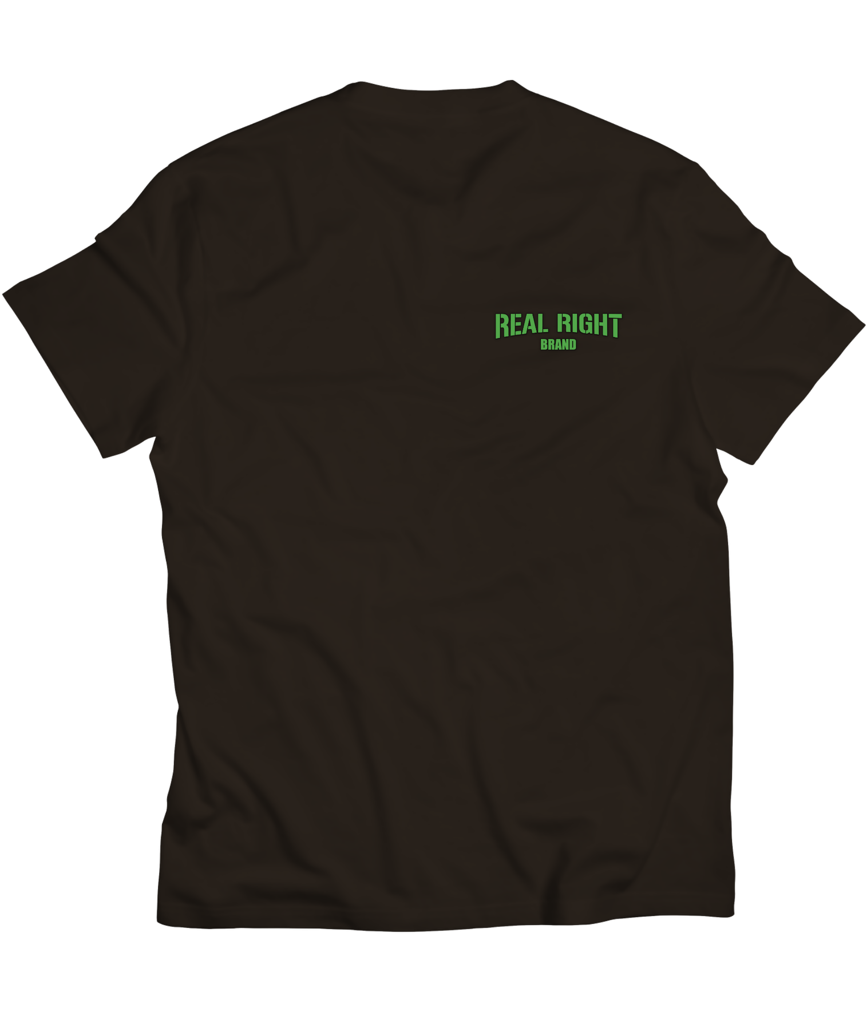 Black & Green Signature Tee ( Left Chest )