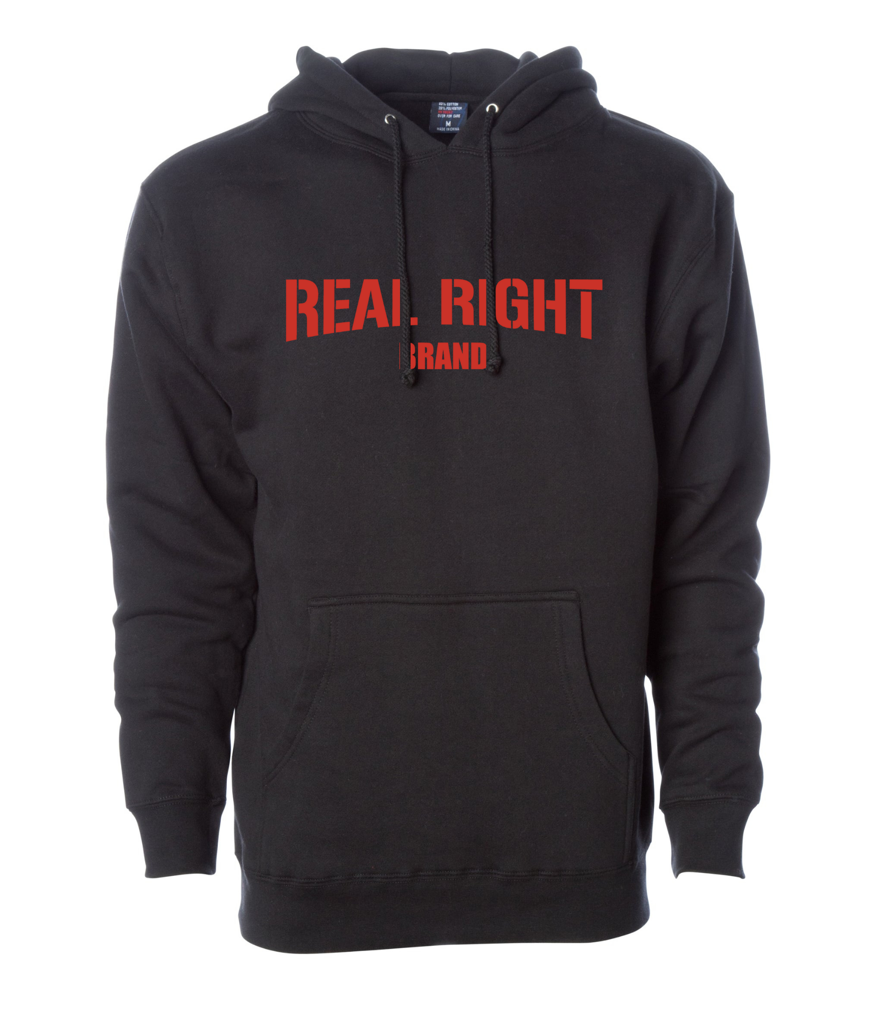 Red & Black Signature Hoody – Real Right Clothing Brand