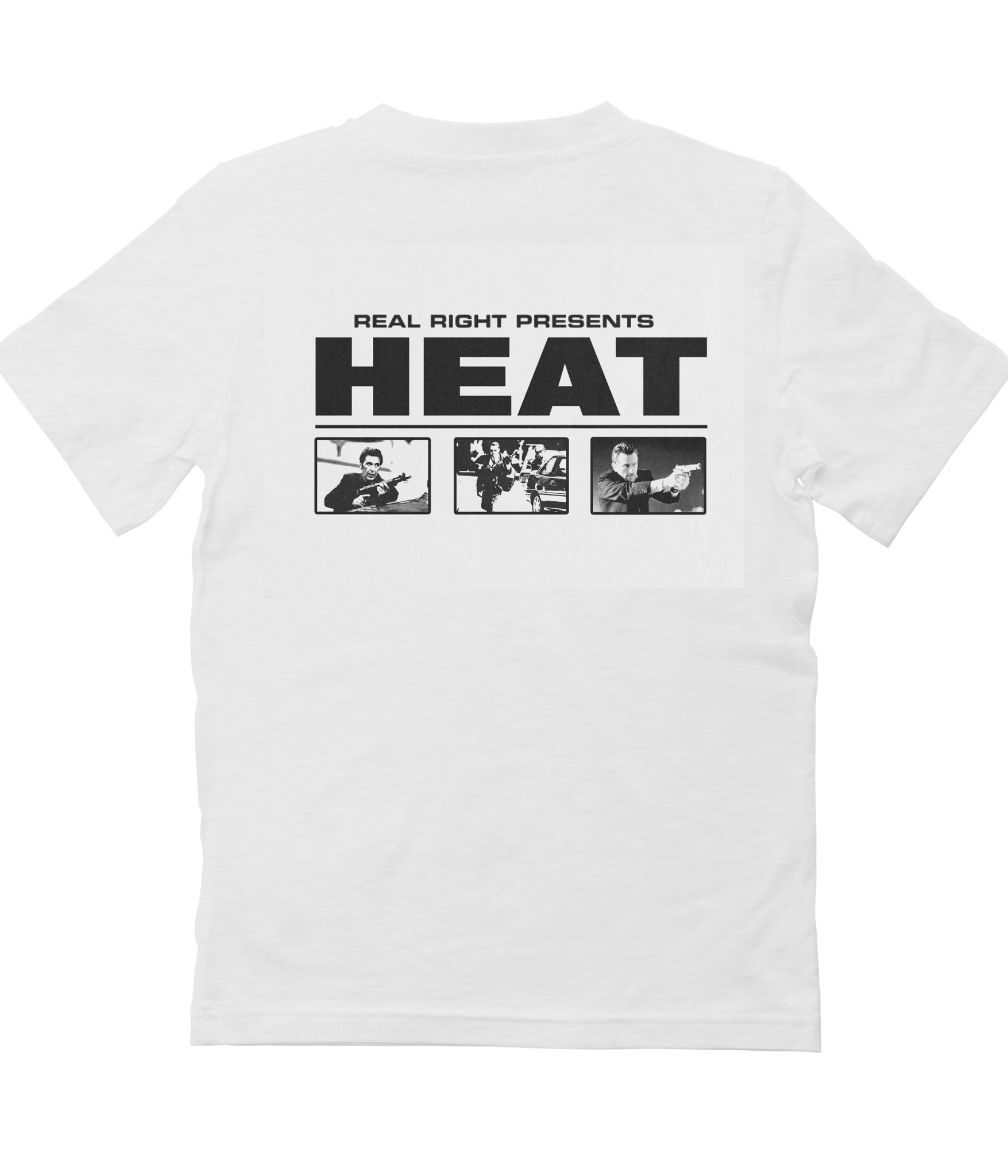 Heat Edition Black Real Right Designer Tee