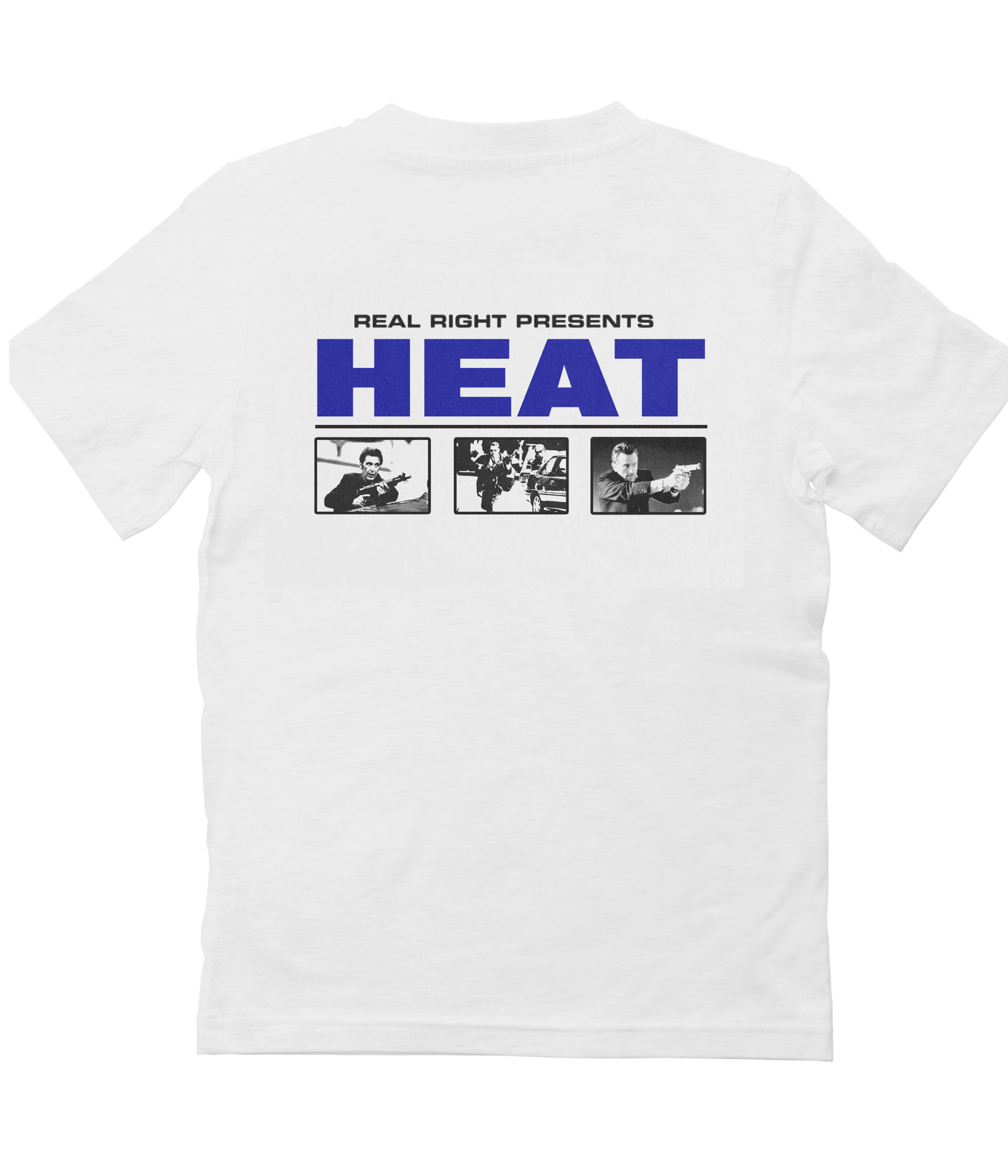 Heat Edition Blue Real Right Designer Tee