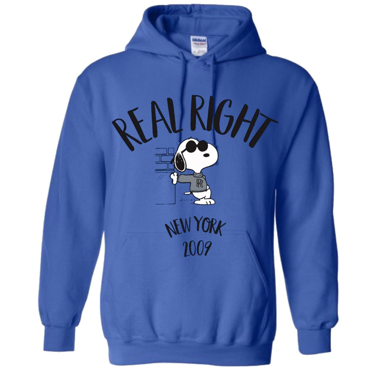 Snoopy Blue Designer Hoody